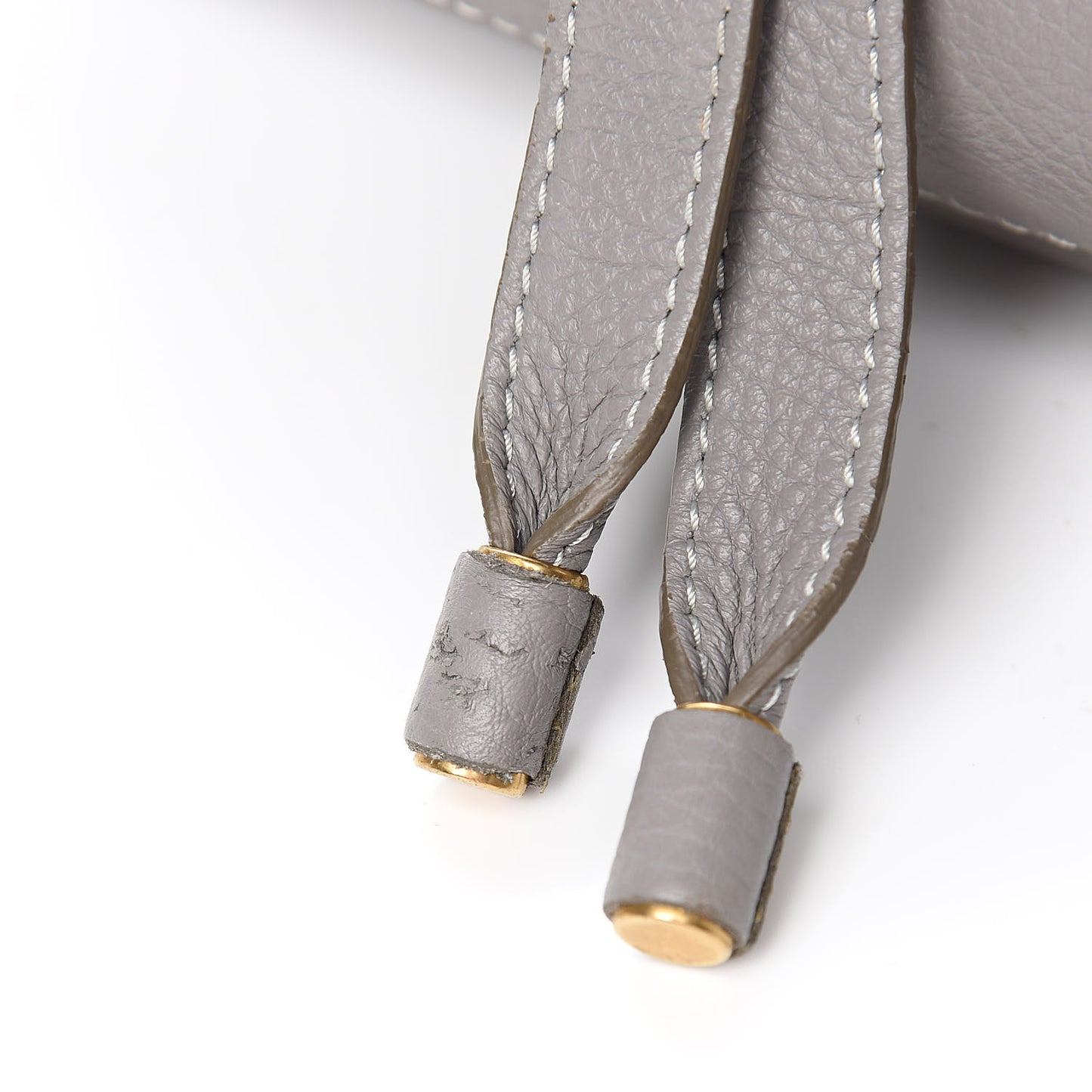 Calfskin Small Marcie Satchel Cashmere Grey