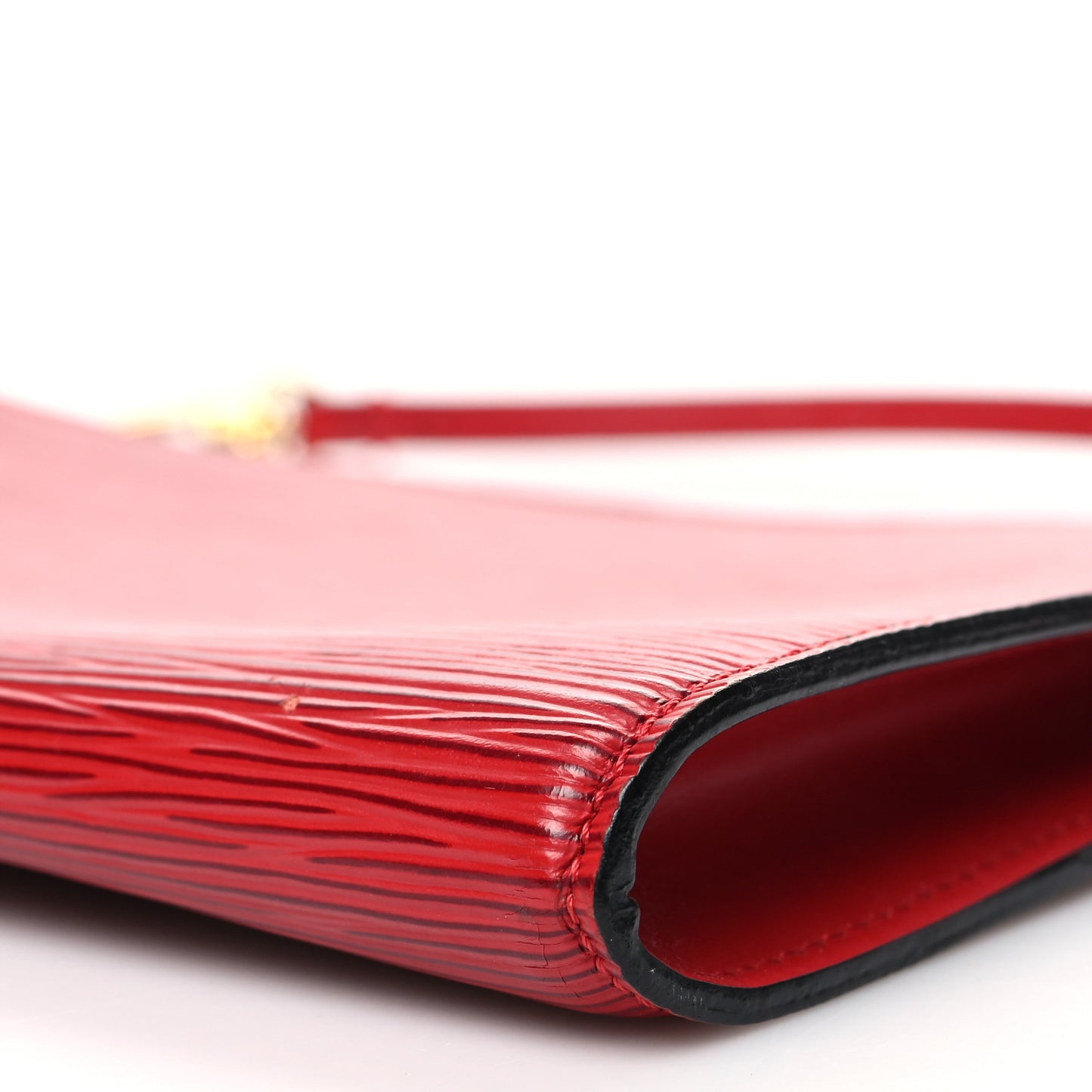 Epi Pochette Accessories 24 Castillan Red