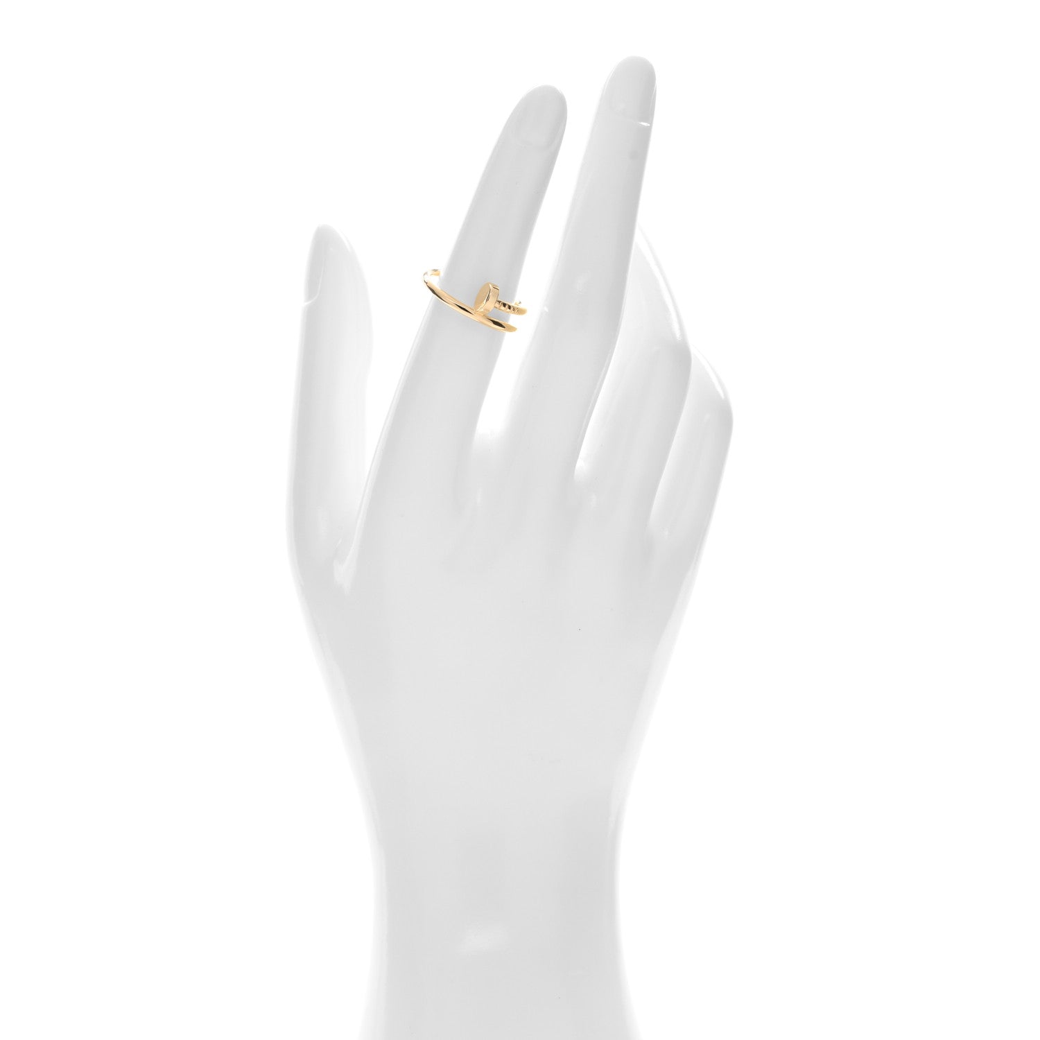 Cartier 18K Yellow Gold Small Juste Un Clou Ring 52 6 2 of 5