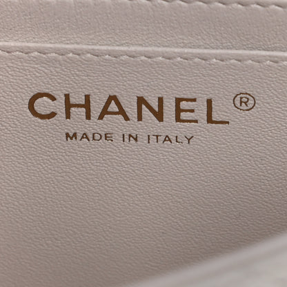 Chanel Lambskin Quilted Mini Rectangular Flap White 6 of 15