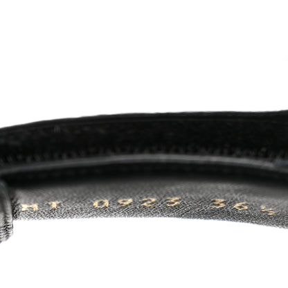 Christian Dior Lambskin Dioract 10mm Sandals 36.5 Black 9 of 13