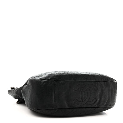 Chanel Caviar Quilted Simply CC Hobo Black 4 of 10