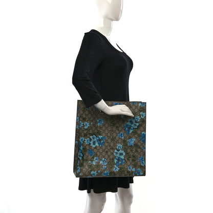 Gucci GG Supreme Monogram Blooms Print XL Tote 2 of 9