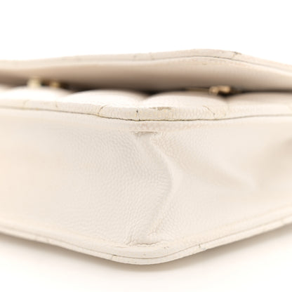 Chanel Caviar Quilted Wallet On Chain WOC White 11 of 17