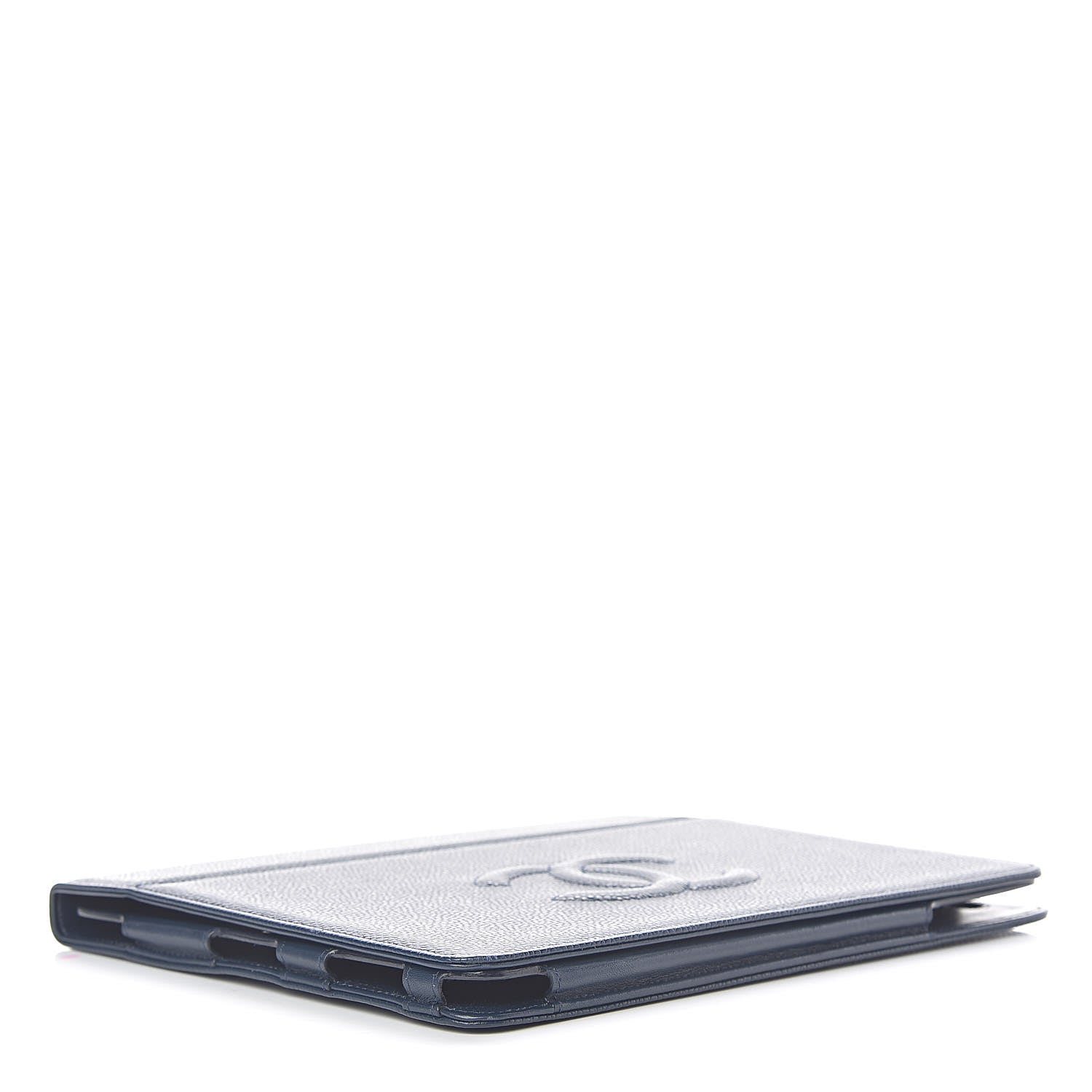 Chanel Caviar Timeless CC iPad Case Blue 4 of 10