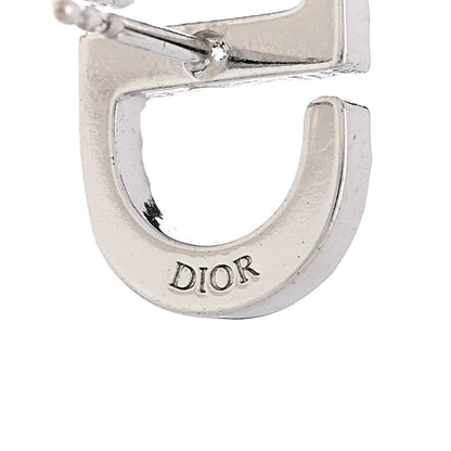 Christian Dior Crystal Petit CD Stud Earrings Silver 4 of 5