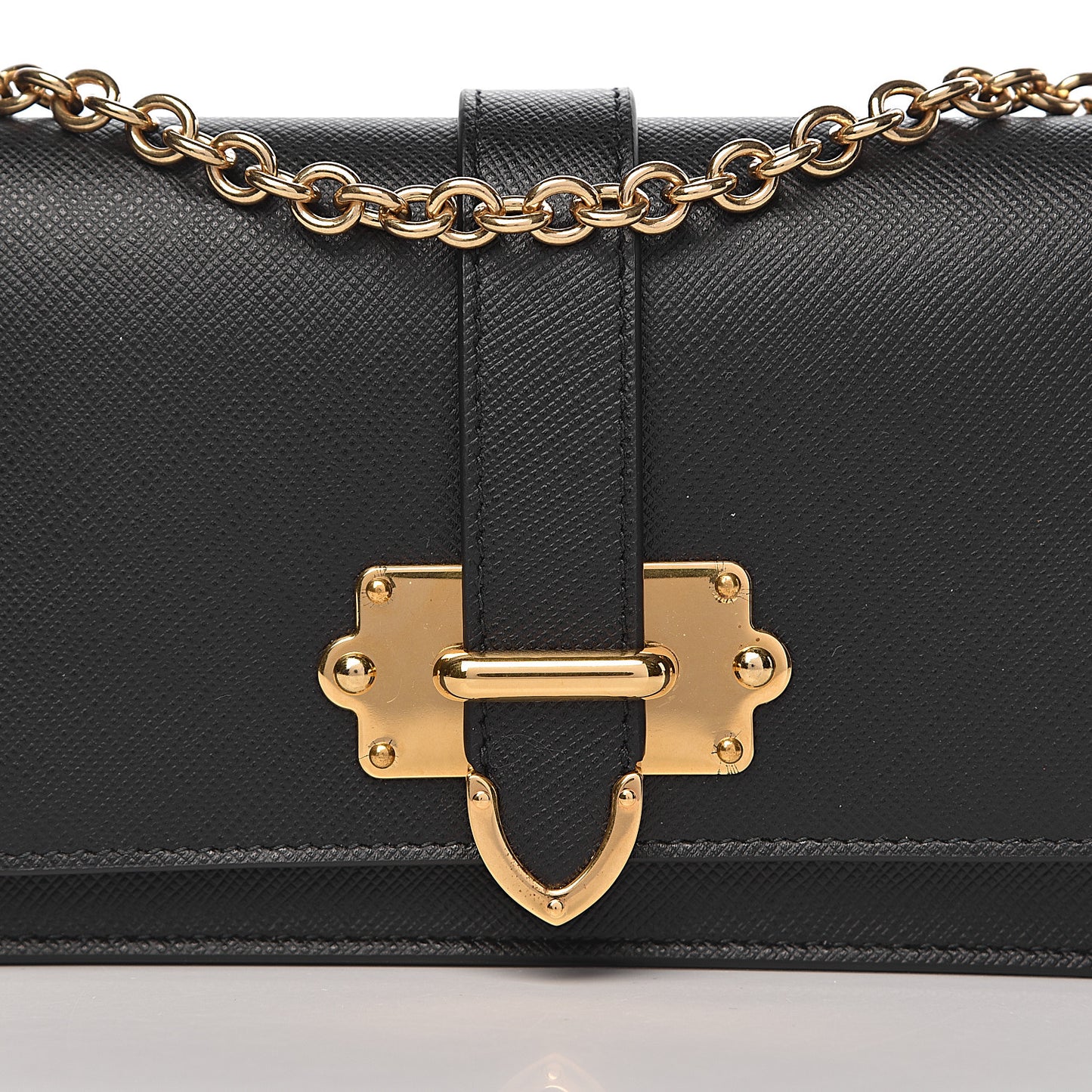 Saffiano Cahier Mini Bag Black