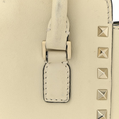 Valentino Garavani Vitello Mini Rockstud Double Handle Tote Ivory 11 of 16