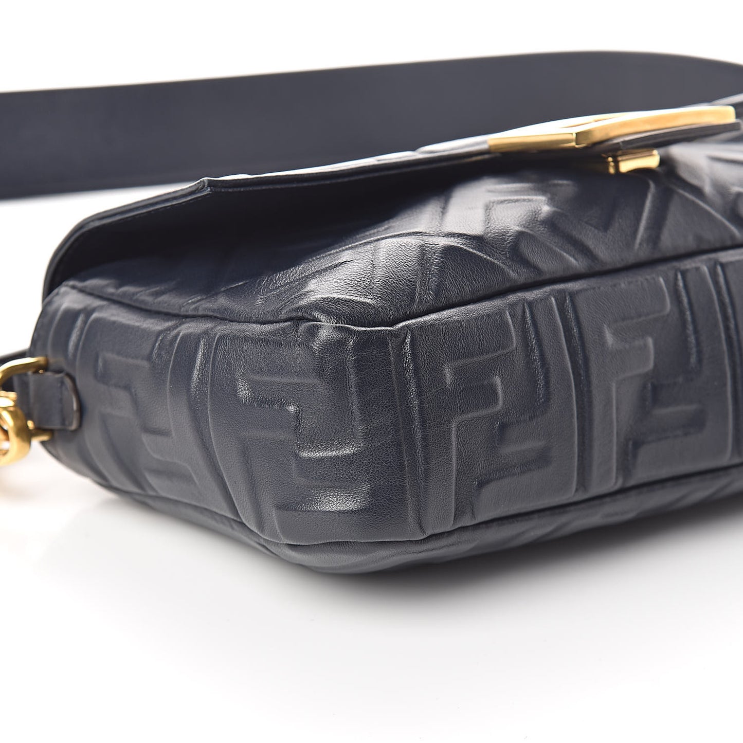 Nappa FF 1974 Embossed Baguette Midnight