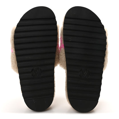 Louis Vuitton Shearling Paseo Flat Comfort Mule 36 Beige 6 of 8