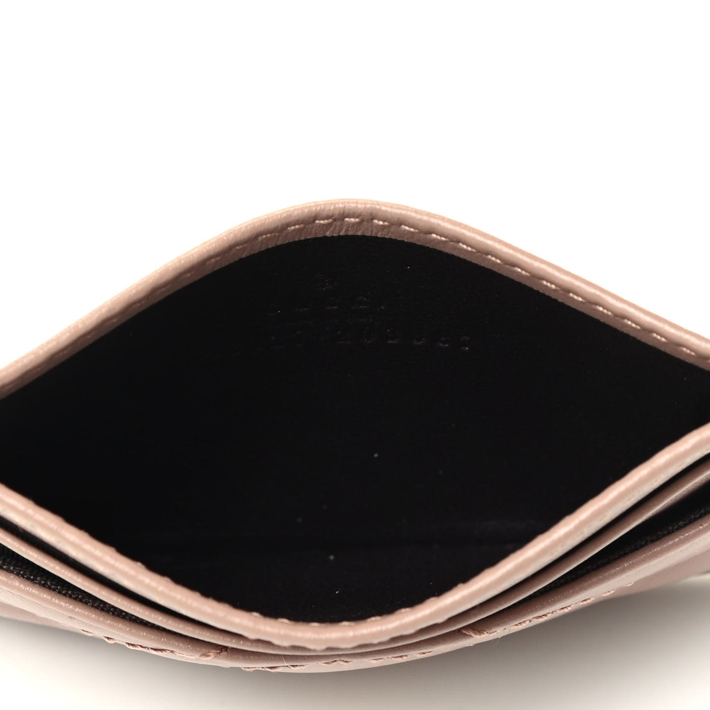 Calfskin Matelasse GG Marmont Card Holder Porcelain Rose