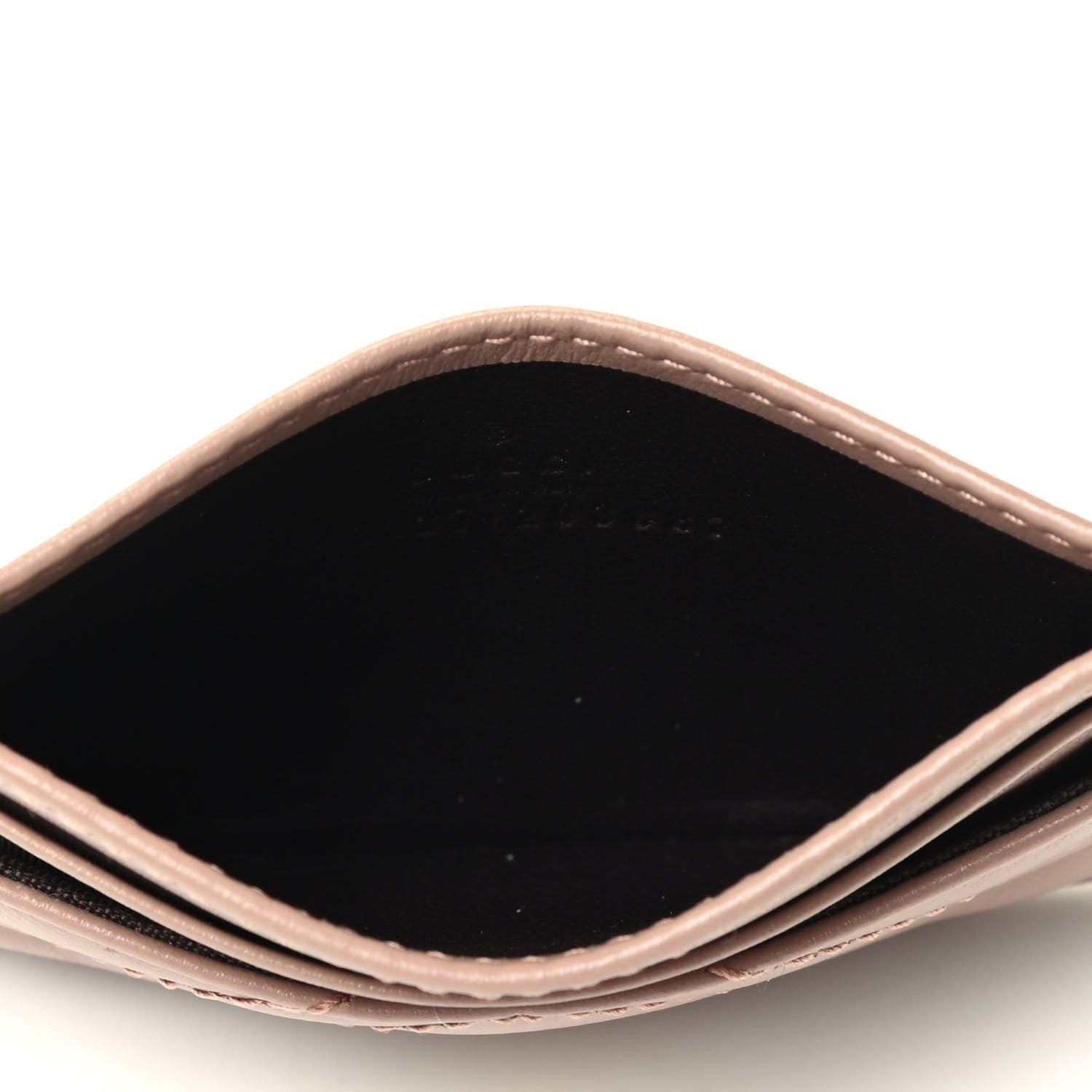Gucci Calfskin Matelasse GG Marmont Card Holder Porcelain Rose 4 of 4