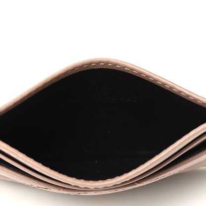 Gucci Calfskin Matelasse GG Marmont Card Holder Porcelain Rose 4 of 4