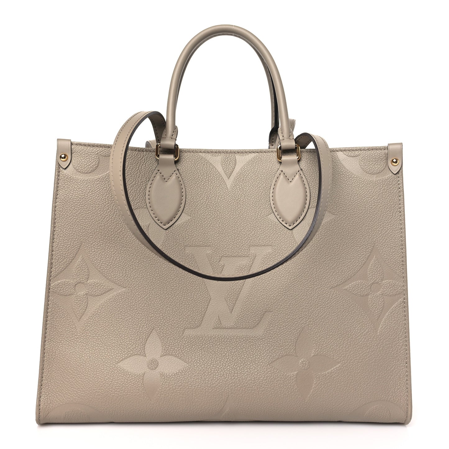LOUIS VUITTON Empreinte Monogram Giant Onthego MM Tourterelle