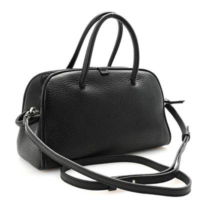 Jacquemus Grained Calfskin Le Petit Turismo Black 3 of 9
