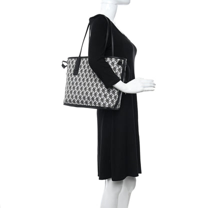 MCM Visetos Small Liz Reversible Shopper Tote Black 2 of 16