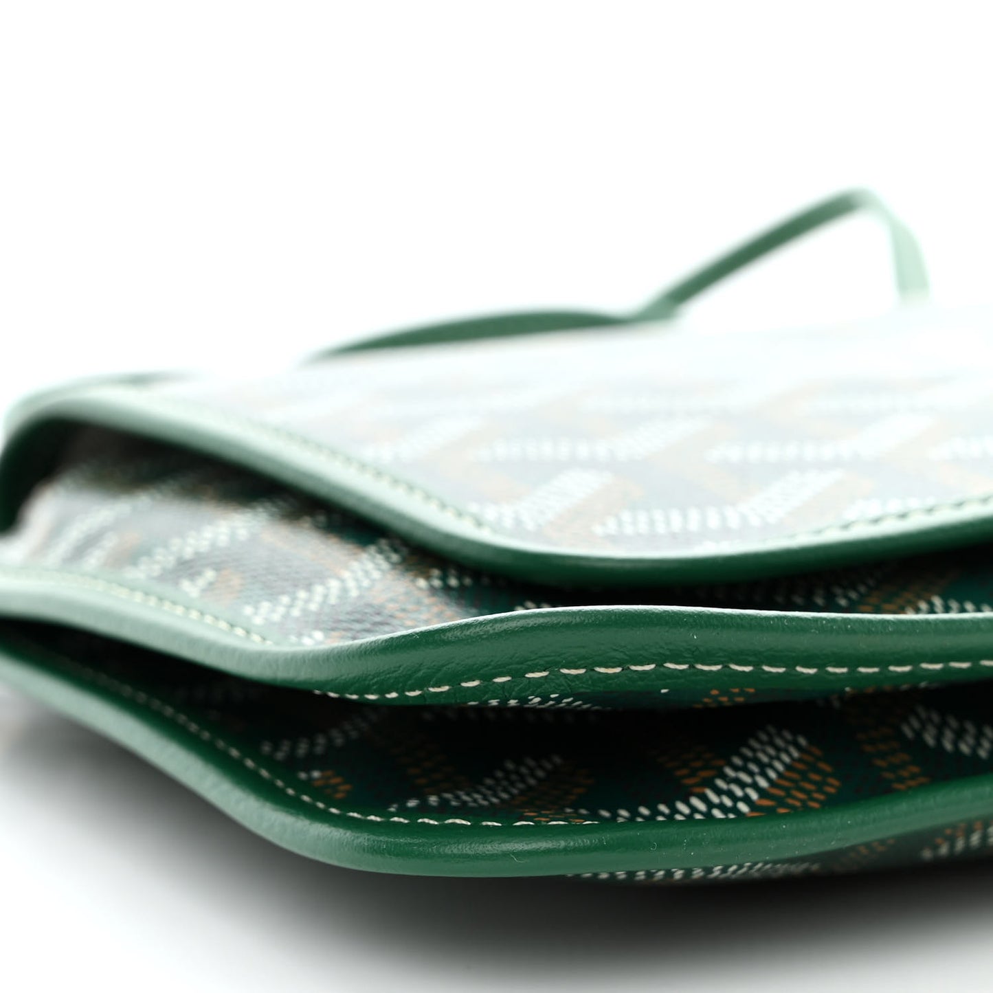 Goyardine Plumet Wallet Clutch Green