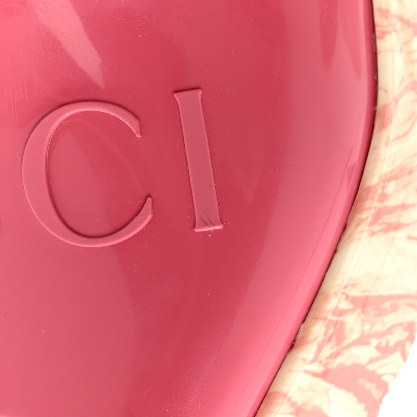 Shiny Rubber Gucci Logo Womens Platform 20/60mm Slide Sandals 39 Wild Rose