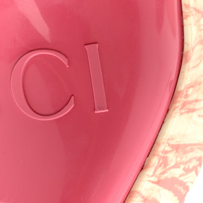Gucci Shiny Rubber Gucci Logo Womens Platform 20/60mm Slide Sandals 39 Wild Rose 9 of 10