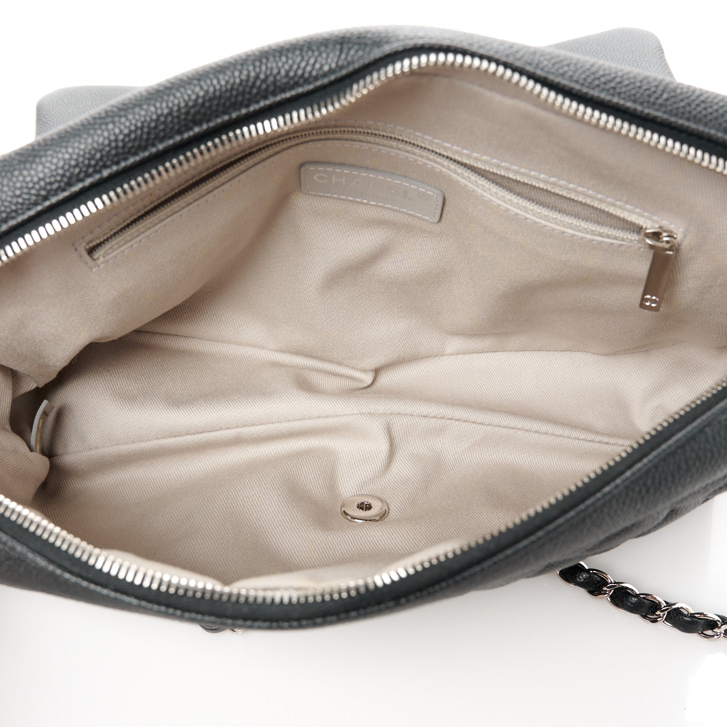 Caviar Quilted Jumbo Easy Flap Black