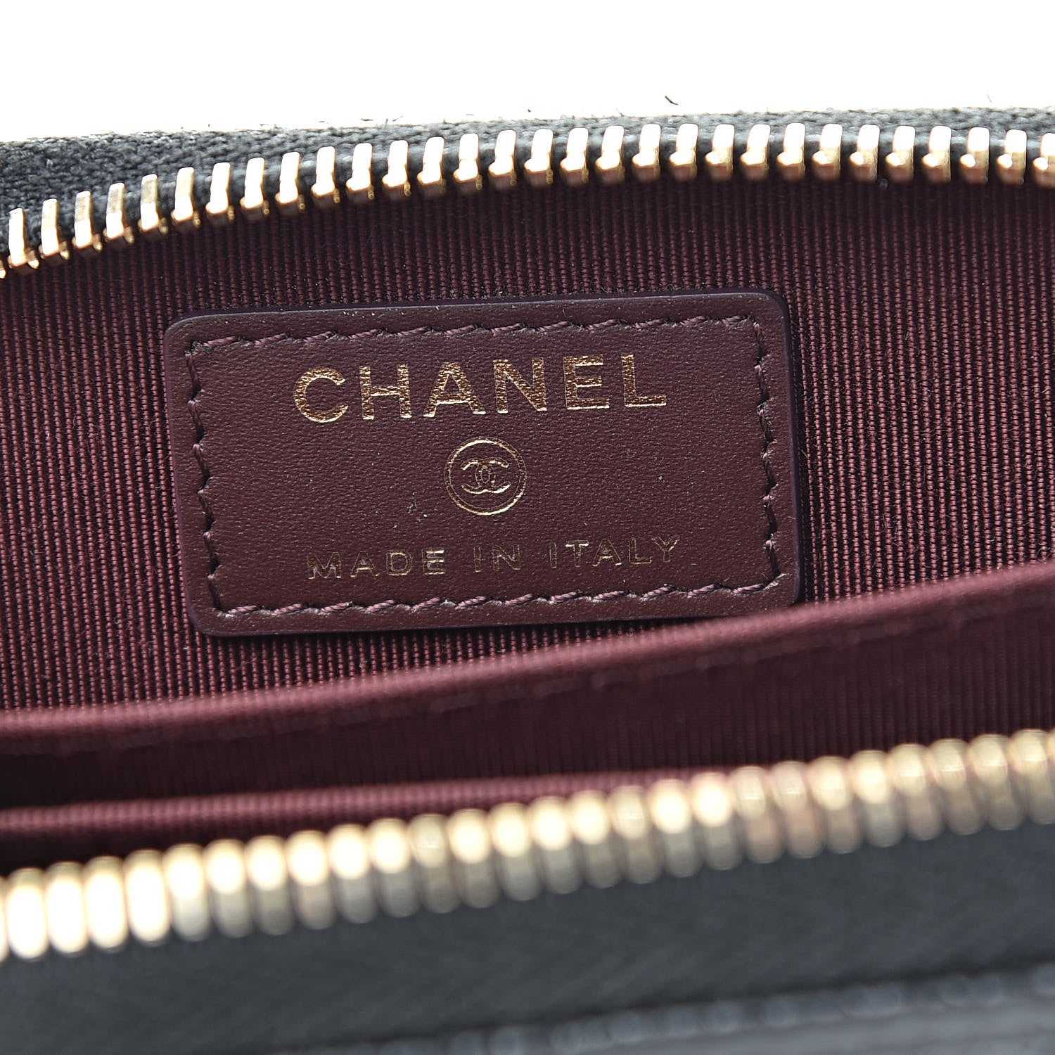 Chanel Caviar Quilted Zip Coin Purse Black 6 of 10
