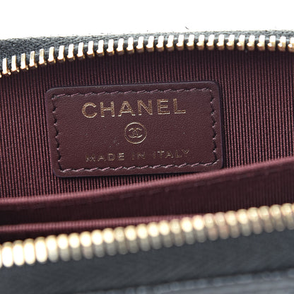 Chanel Caviar Quilted Zip Coin Purse Black 6 of 10