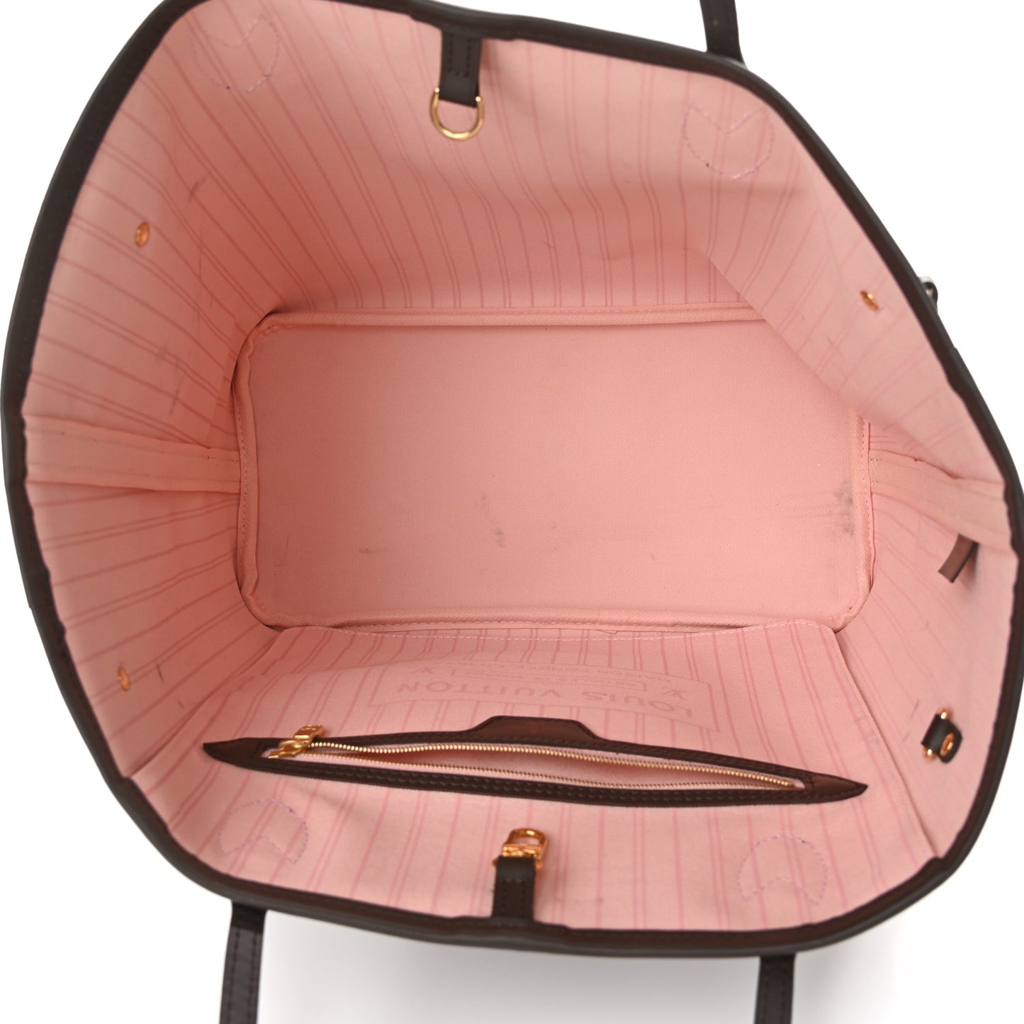 Damier Ebene Neo Neverfull MM Rose Ballerine