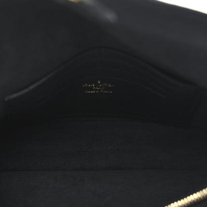 Louis Vuitton Empreinte Monogram Giant Ivy Wallet On Chain Black 5 of 9