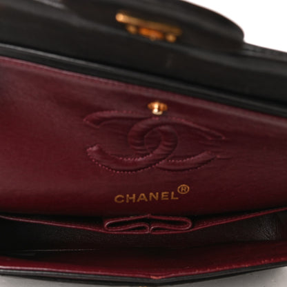 Chanel Lambskin Quilted Small Double Flap Dark Brown 4 of 5
