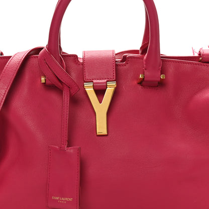 Saint Laurent Calfskin Small Classic Y Cabas Fuchsia 7 of 14