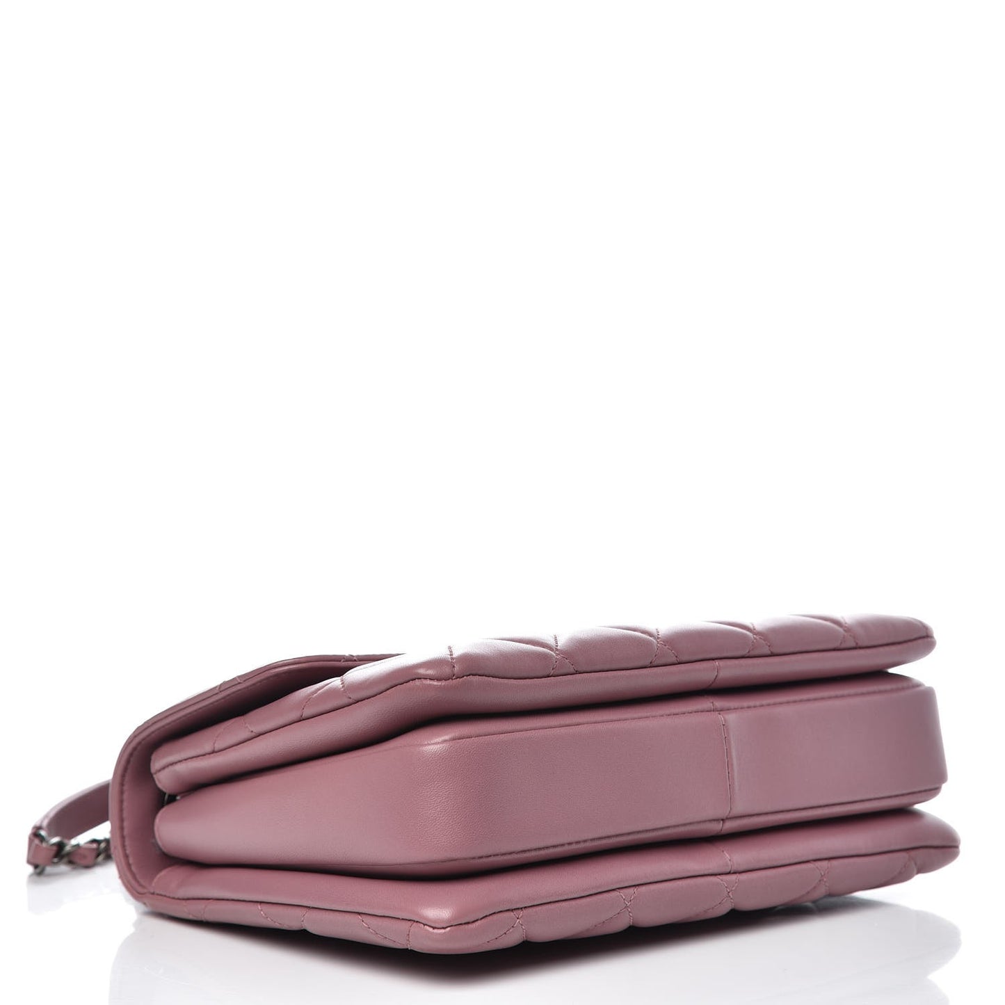 Lambskin Quilted Small Trendy CC Flap Dual Handle Bag Pink