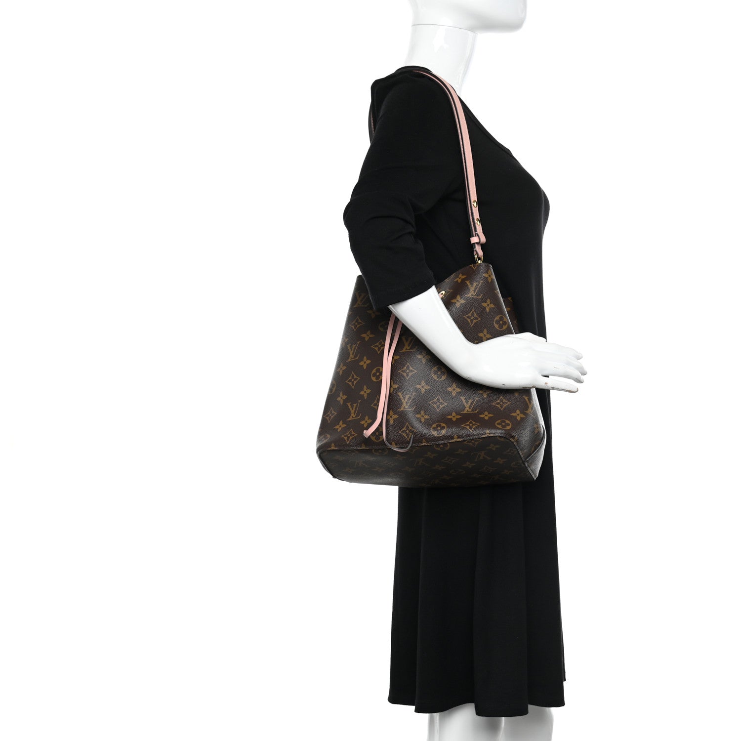 Louis Vuitton Monogram Neonoe MM Rose Poudre 2 of 9
