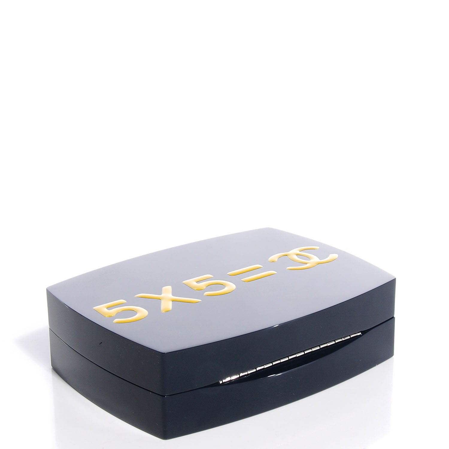 Chanel Plexiglass Evening In The Street 5x5=CC Small Clutch Dark Blue 4 of 8