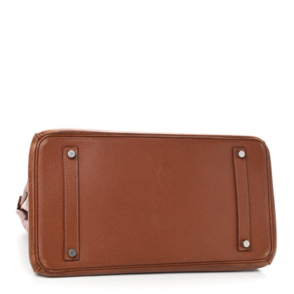 Hermes Vache Liegee Birkin 35 Noisette 3 of 17