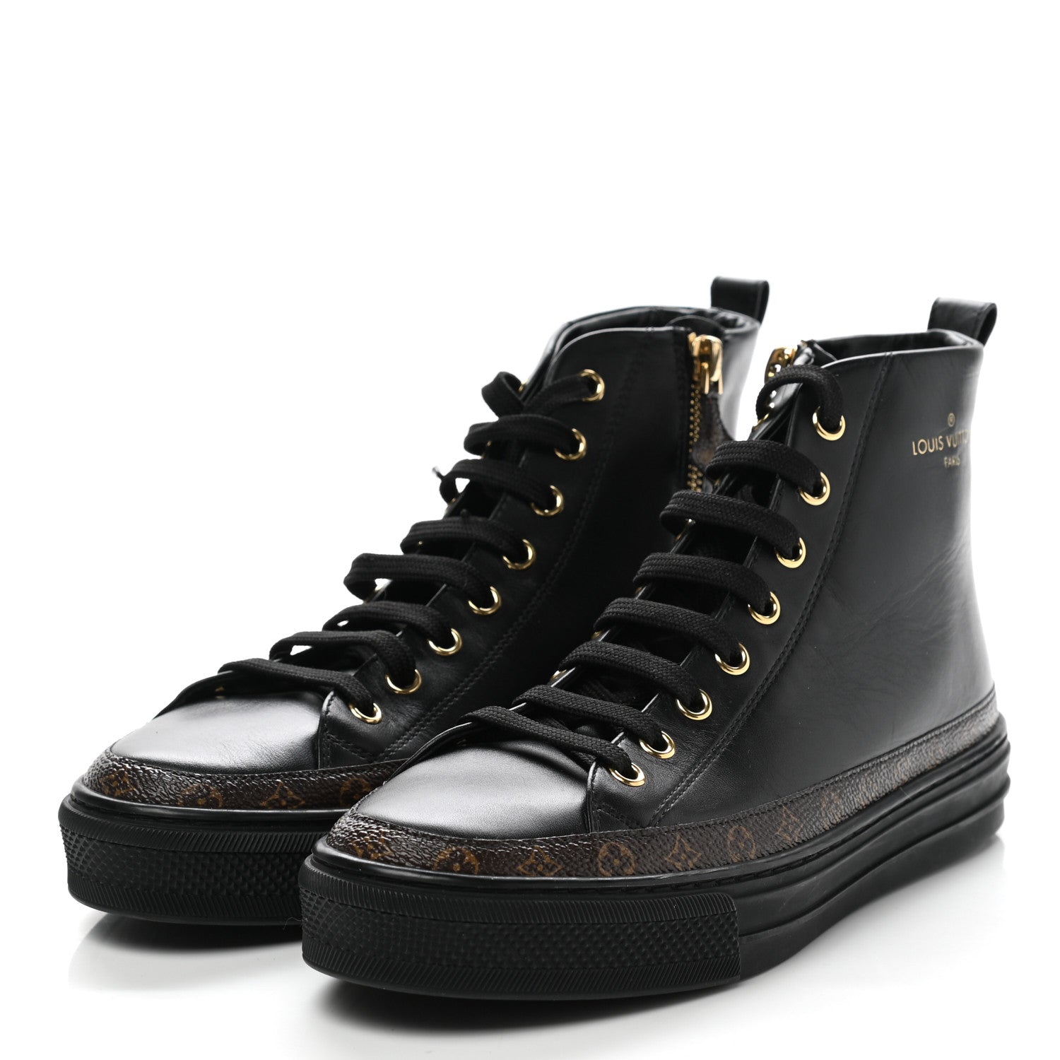 Louis Vuitton Monogram Stellar Sneaker Boots 36 Black 3 of 7