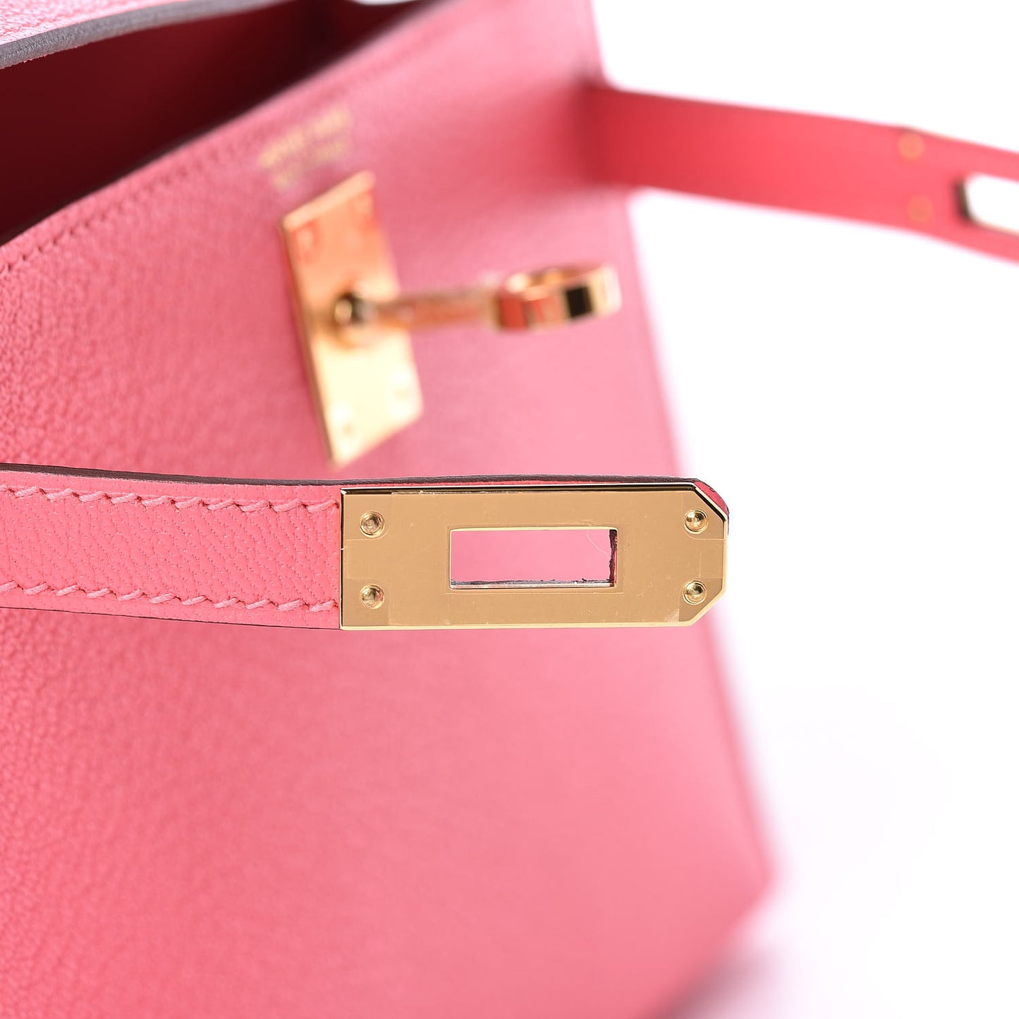 Chevre Mysore Mini Kelly Sellier 20 Rose Lipstick
