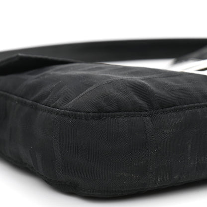 Fendi Nylon Zucca Baguette Black 8 of 9