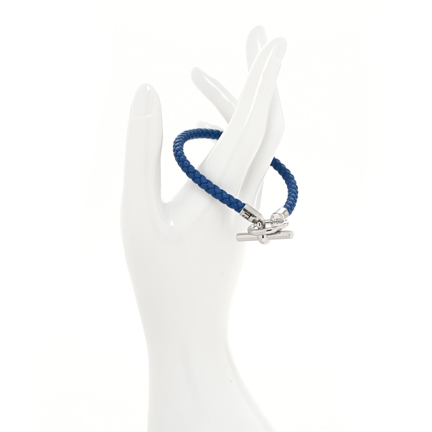 Hermes Swift Glenan H Bracelet T5 Bleu De France 2 of 5