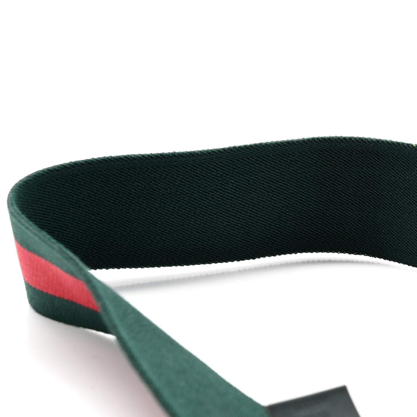 Web Elastic Plexiglass GG Marmont Belt 85 34 Red Green
