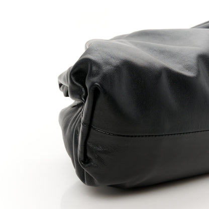 Bottega Veneta Smooth Butter Calf The Pouch Oversized Clutch Black 10 of 11