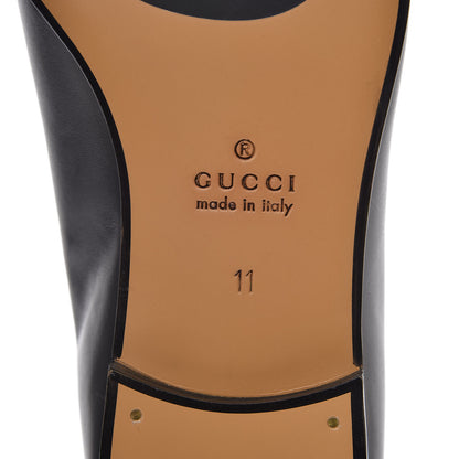 Gucci Calfskin Horsebit Mens Jordaan Loafers 11 Black 7 of 11