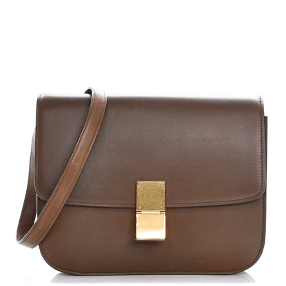 Celine Box Calfskin Medium Classic Box Flap Bag Camel 1 of 12
