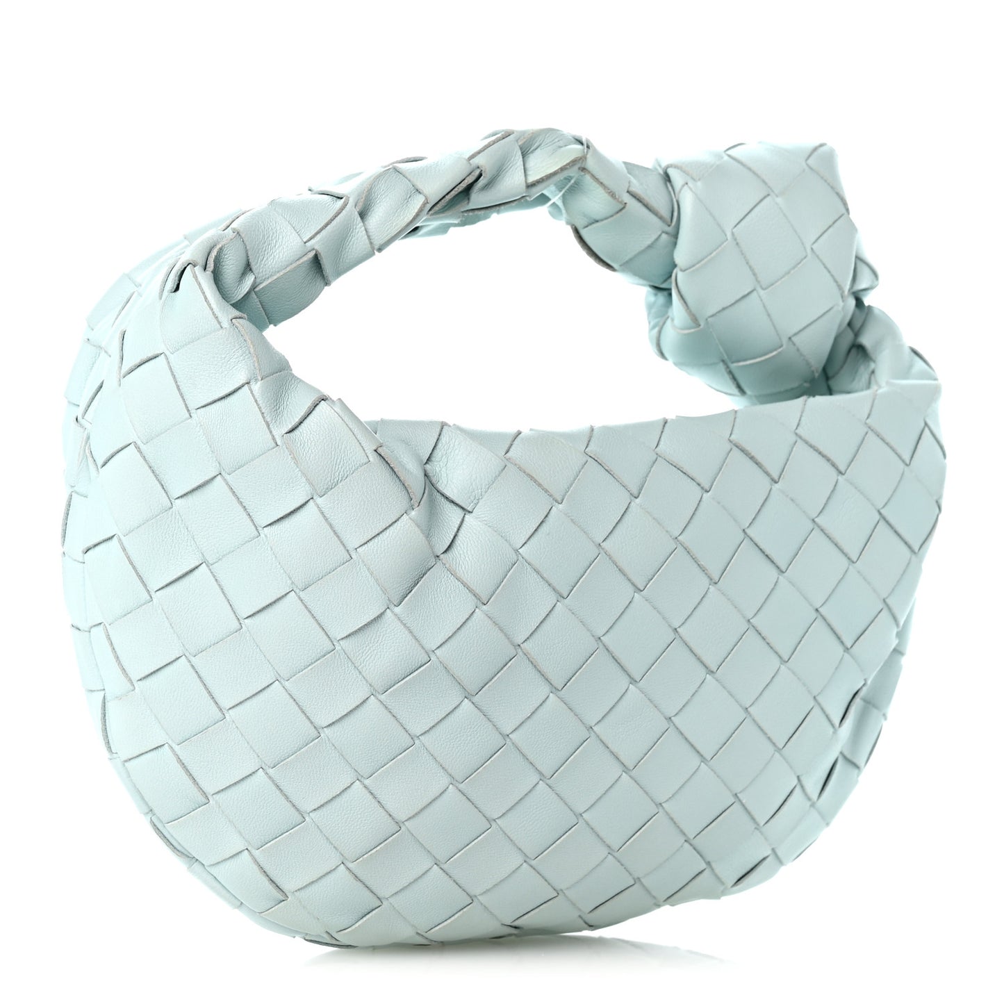 Nappa Intrecciato Mini Jodie Pale Blue