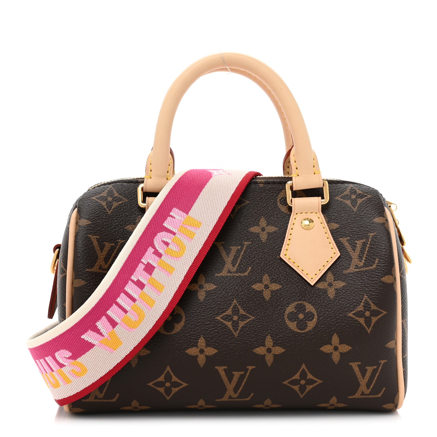 Louis Vuitton Monogram Speedy Bandouliere 20 Fuchsia 1 of 8