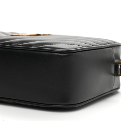 Saint Laurent Calfskin Matelasse Monogram Lou Camera Bag Black 9 of 9