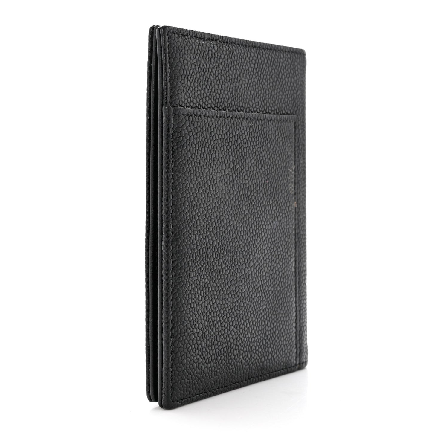 Caviar Timeless Passport Holder Black