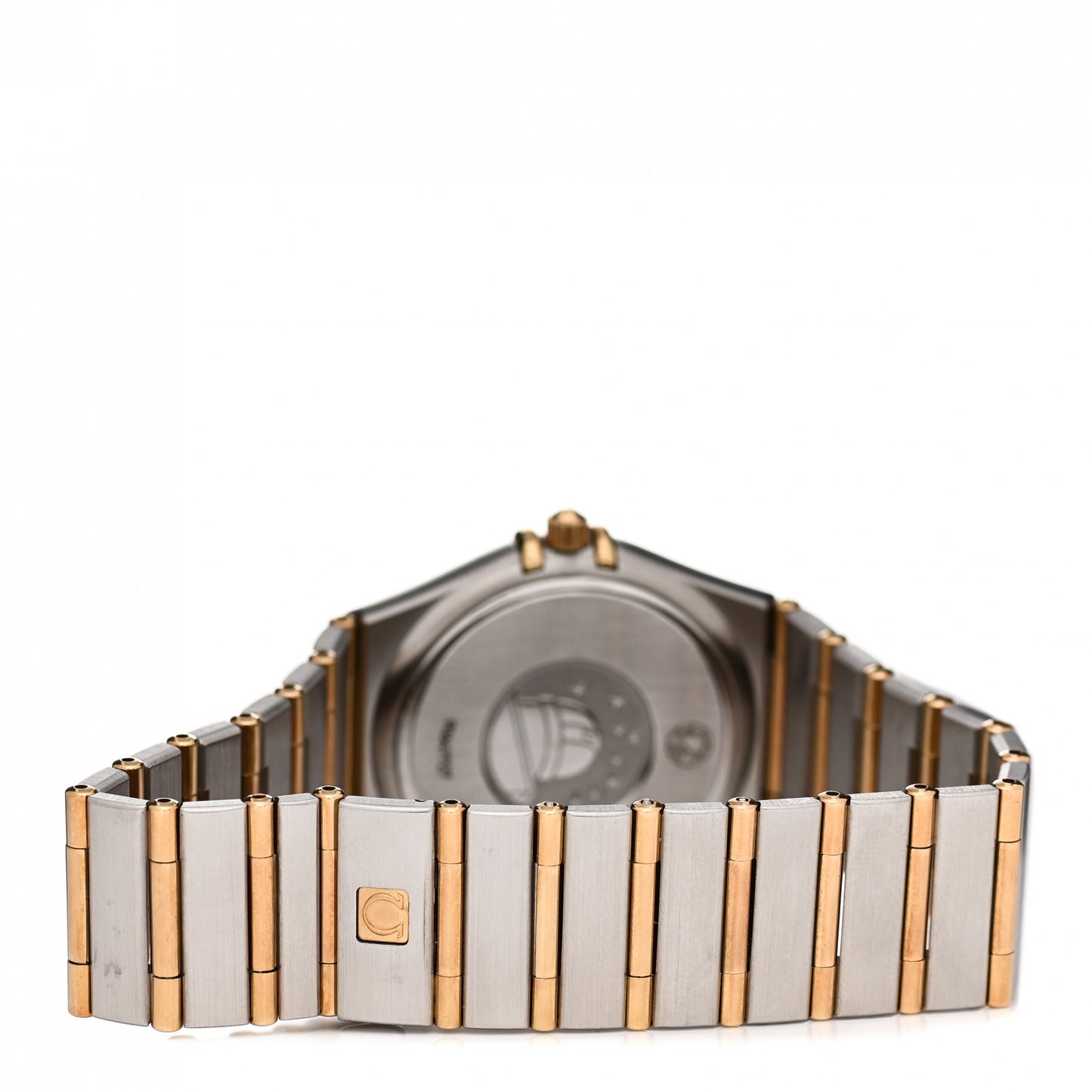 Stainless Steel 18K Yellow Gold 33mm Constellation Quartz Watch White 1312.30
