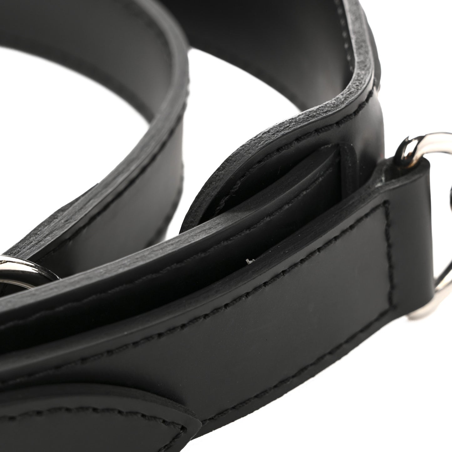 Calfskin Adjustable Keepall Bandouliere Shoulder Strap Black