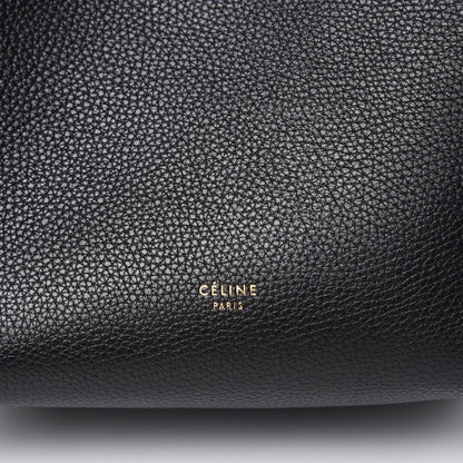 Celine Soft Grained Calfskin Small Sangle Bucket Bag Black 9 of 9
