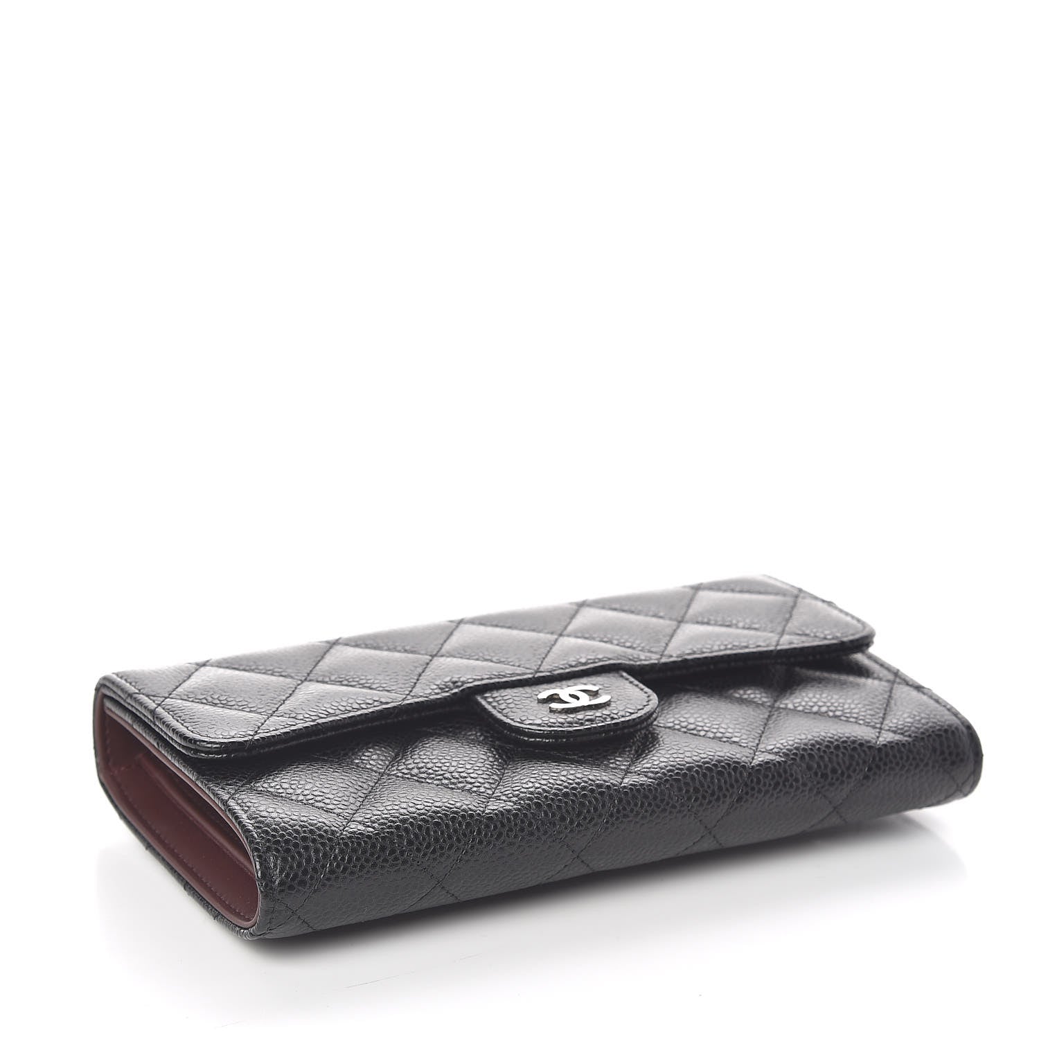 Chanel Caviar Quilted Large Flap Wallet Black 4 of 9